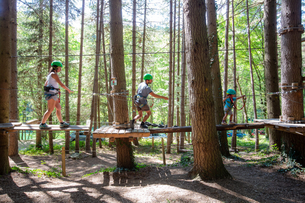 Parc accrobranche, activité en famille en Cévennes