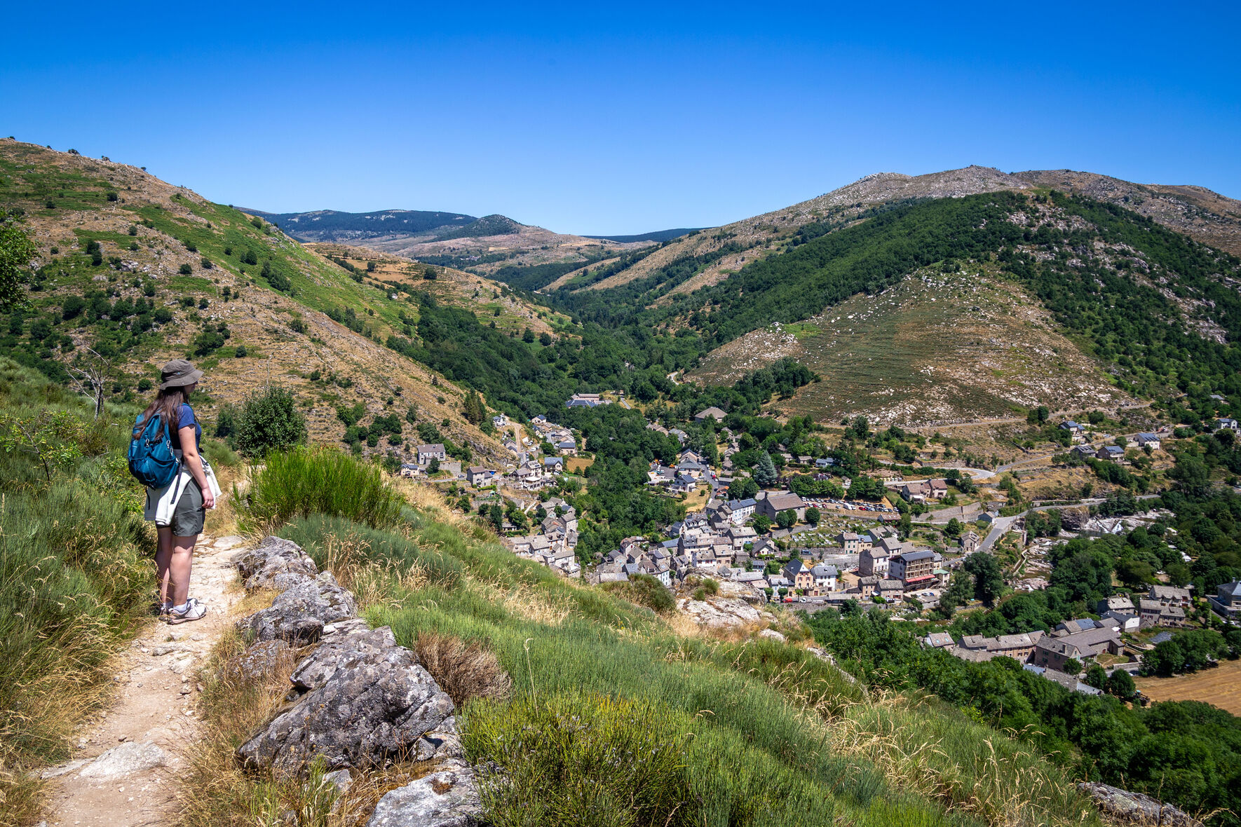 Randonnée Pont de Montvert sur le sentier de l'Hermet, séjour sans voiture Cévennes