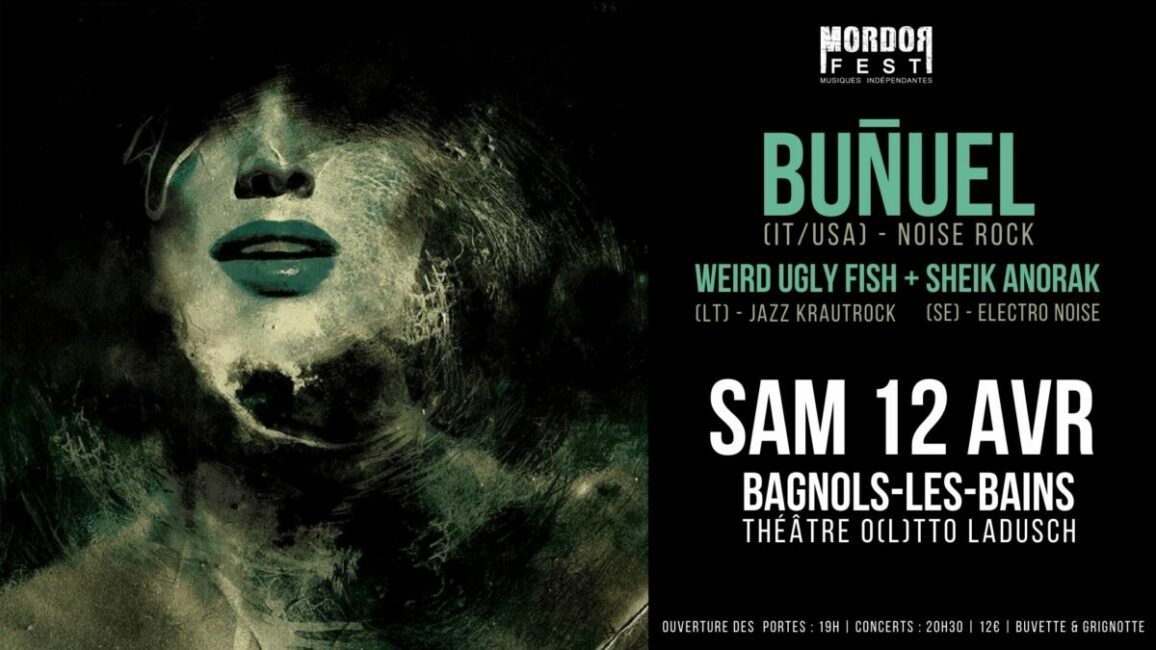 Image 0 : BUÑUEL (USA / IT) + WEIRD UGLY FISH (LT) + SHEIK ANORAK (SE) EN CONCERT !
