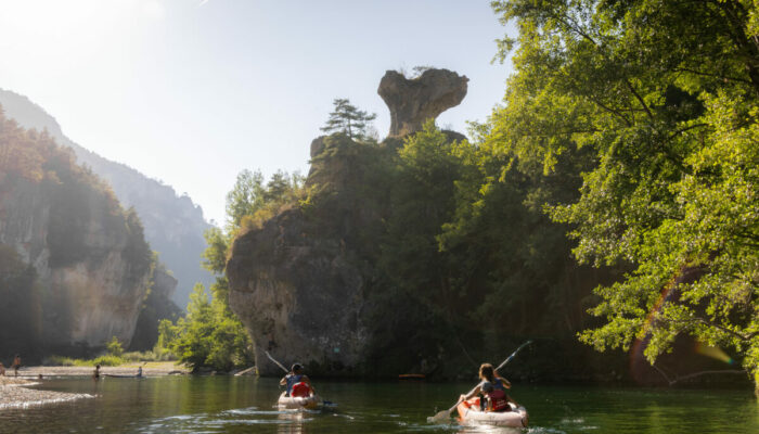 Image 1 : CANOË AU MOULIN DE LA MALENE - PADDLE DES GORGES DU TARN