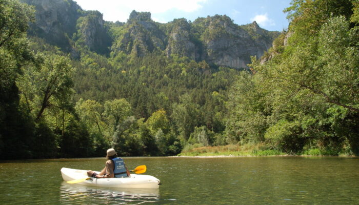 Image 1 : CANOË BLANC - MOULIN DE LA MALÈNE