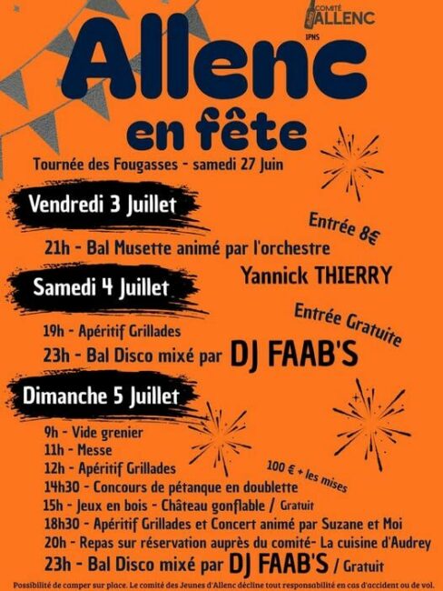 Image 0 : ALLENC EN FÊTE !