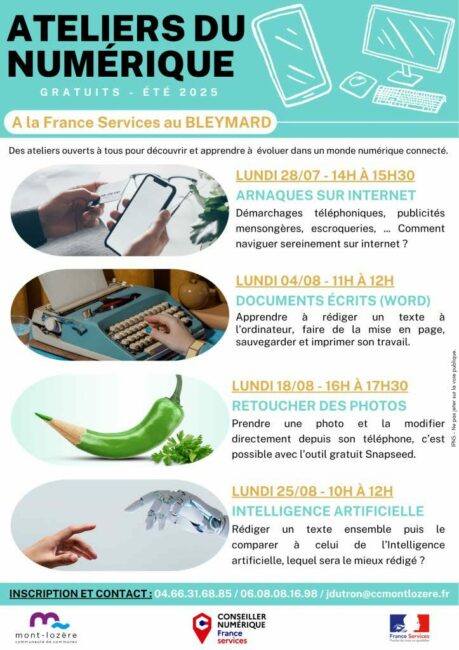 Image 0 : ATELIER NUMÉRIQUE : RETOUCHER DES PHOTOS