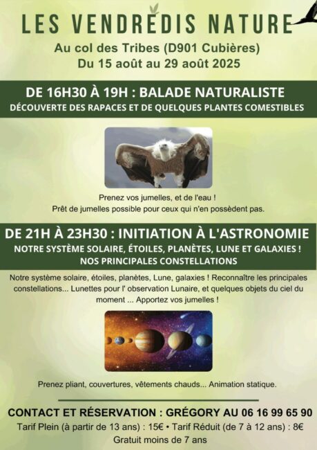 Image 1 : BALADE NATURALISTE : DÉCOUVERTE DES RAPACES ET PLANTES COMESTIBLES