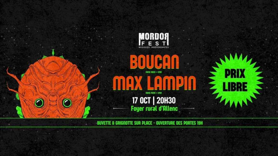 Image 0 : BEFORE #001 DU MORDORFEST - BOUCAN ET MAX LAMPIN EN CONCERT