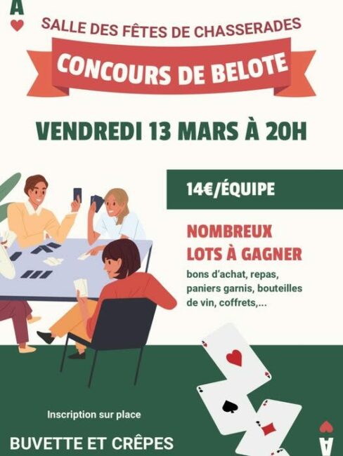 Image 0 : CONCOURS DE BELOTE
