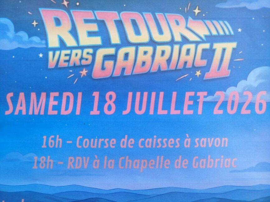 Image 0 : COURSE DE CAISSES À SAVON ★ RETOURS VERS GABRIAC II ★ SPECTACLES ET CONCERTS