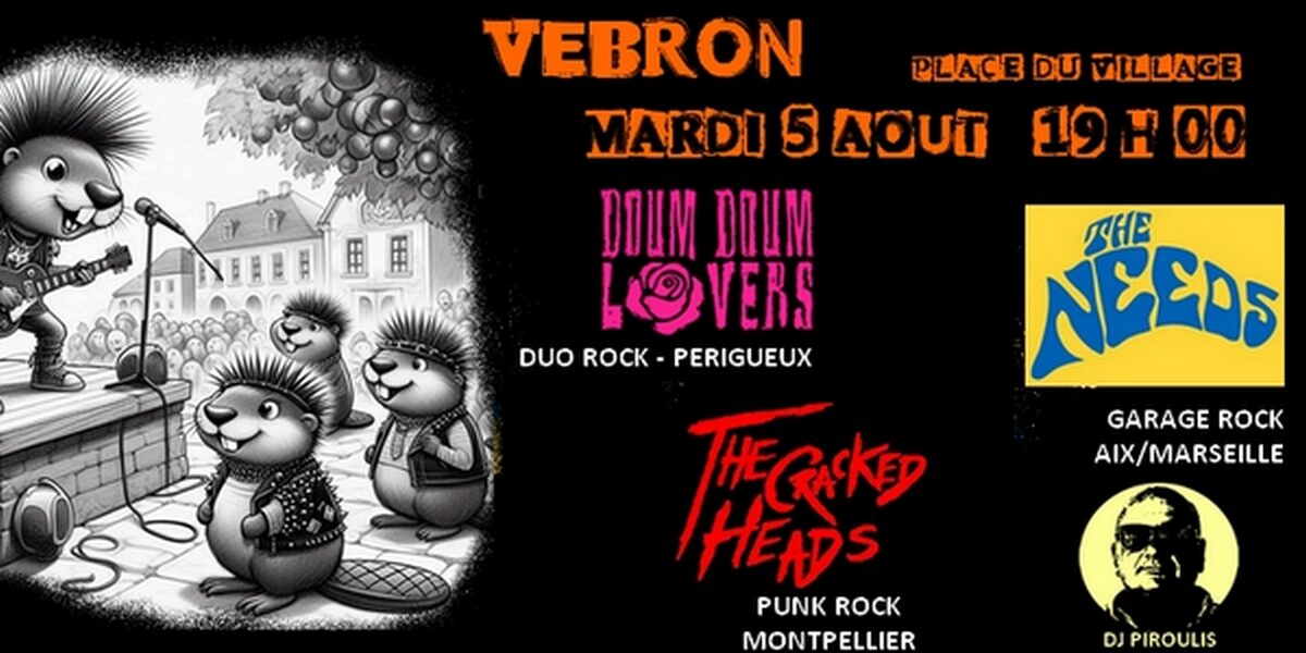 Image 0 : DOUM DOUM LOVERS - THE NEEDS - THE CRACKED HEADS -  DJ PIROULIS