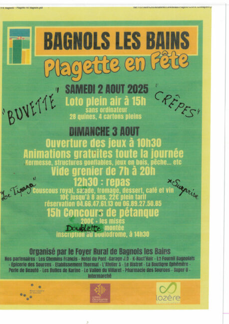Image 0 : FÊTE DE LA PLAGETTE