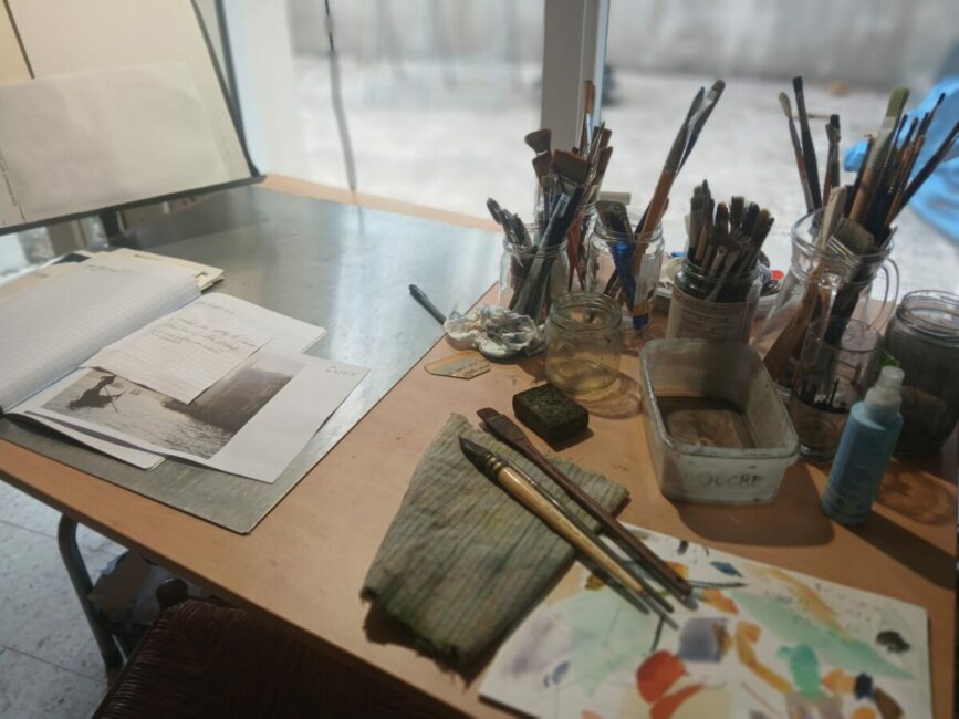 Image 0 : JNA 2026 : OUVERTURE DE L'ATELIER D'EVE ELIKOFF ET EXPOSITION D'AQUARELLES