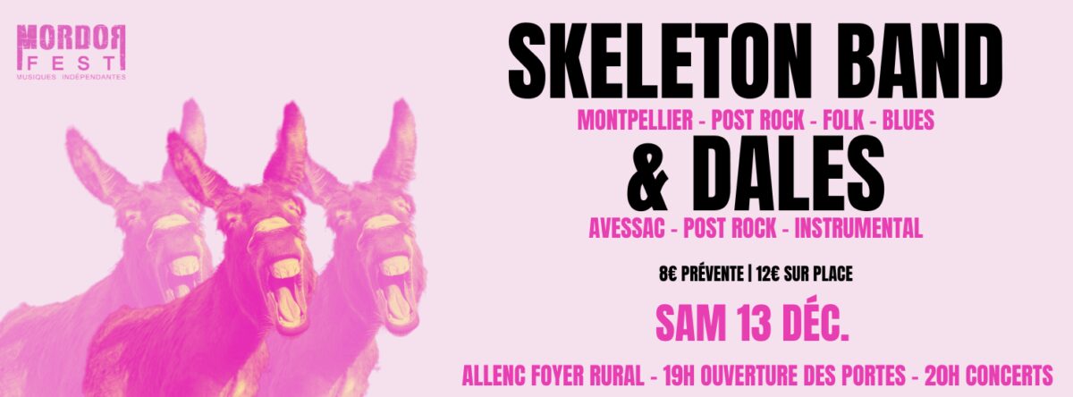 Image 0 : LE SKELETON BAND + DALÈS EN CONCERT - #BEFORE002 – MORDORFEST