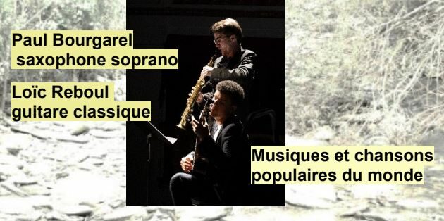Image 0 : LES ESTIVALES DE SAINT MARTIN : DUO MISTRAL