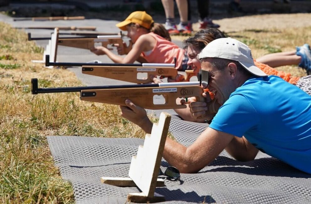 Image 0 : LEVEZ LE PIED SUR LE MONT LOZERE : BIATHLON D'ETE