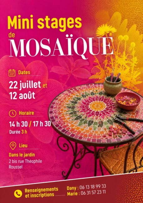 Image 0 : MINI STAGE DE MOSAÏQUE