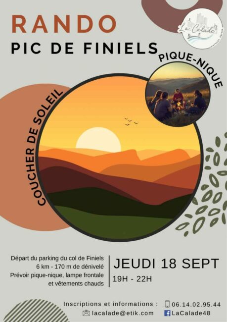 Image 0 : RANDO COUCHER DE SOLEIL AU PIC DE FINIELS