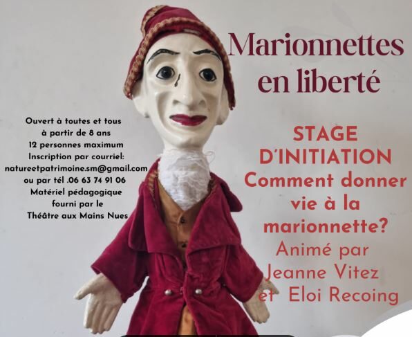 Image 0 : STAGE : COMMENT DONNER VIE À  LA MARIONNETTE